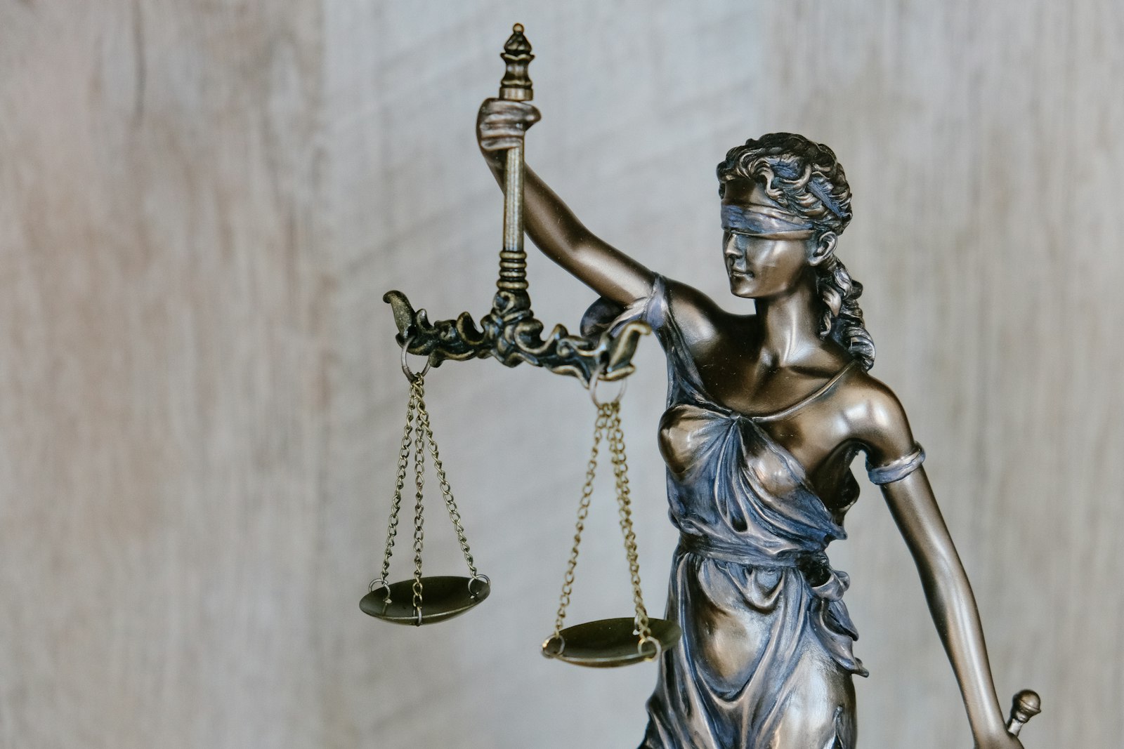 Lady Justice statue representing family court proceedings in Hendricks County